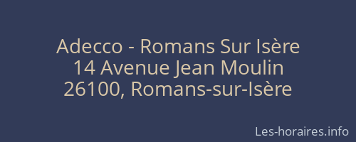 Adecco - Romans Sur Isère