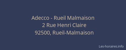 Adecco - Rueil Malmaison