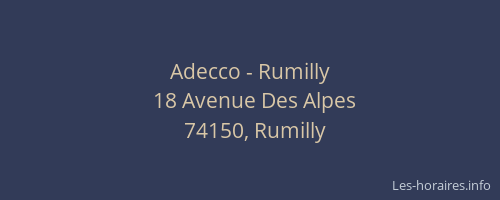 Adecco - Rumilly