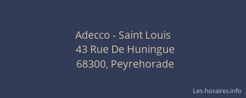 Adecco - Saint Louis