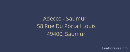 Adecco - Saumur