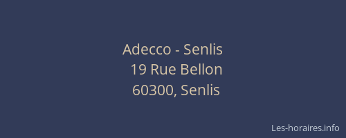 Adecco - Senlis