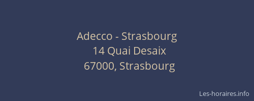 Adecco - Strasbourg