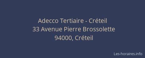 Adecco Tertiaire - Créteil