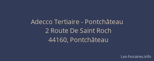 Adecco Tertiaire - Pontchâteau