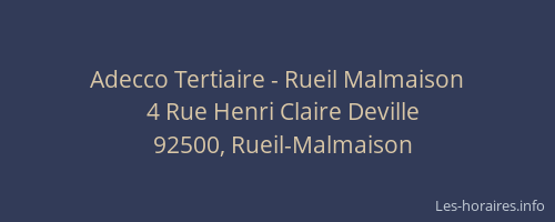 Adecco Tertiaire - Rueil Malmaison