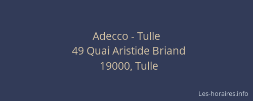 Adecco - Tulle