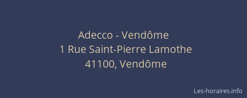 Adecco - Vend&ocirc;me