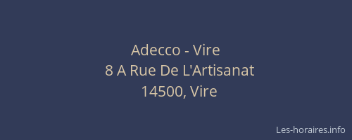 Adecco - Vire