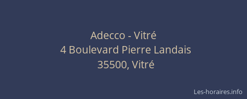 Adecco - Vitré