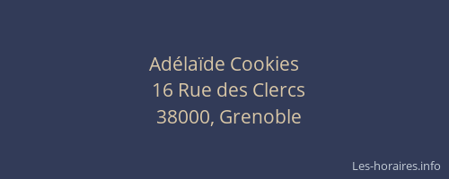 Adélaïde Cookies