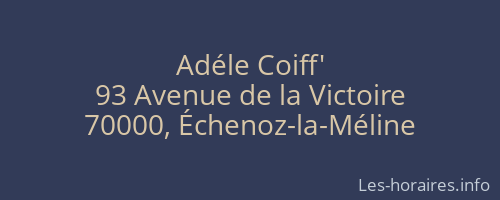 Adéle Coiff'