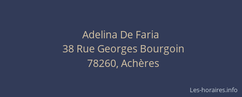 Adelina De Faria