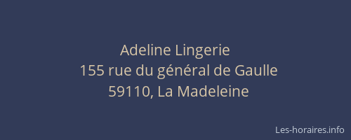 Adeline Lingerie