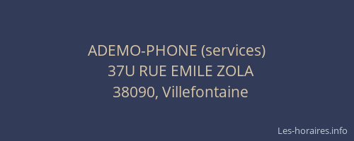 ADEMO-PHONE (services)