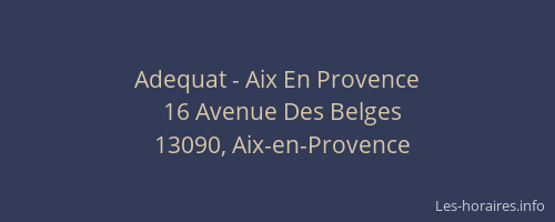 Adequat - Aix En Provence