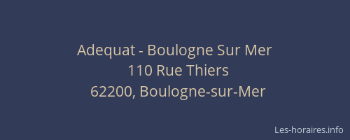 Adequat - Boulogne Sur Mer