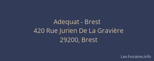 Adequat - Brest