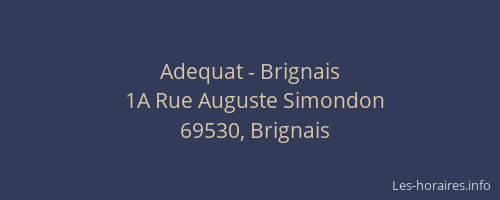 Adequat - Brignais