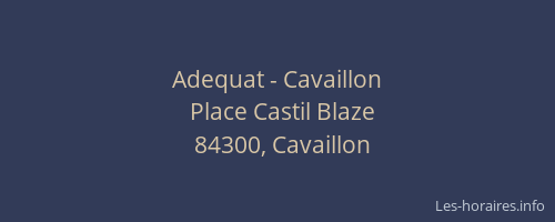 Adequat - Cavaillon