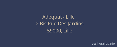 Adequat - Lille