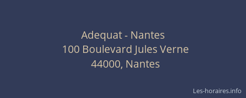 Adequat - Nantes