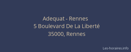 Adequat - Rennes