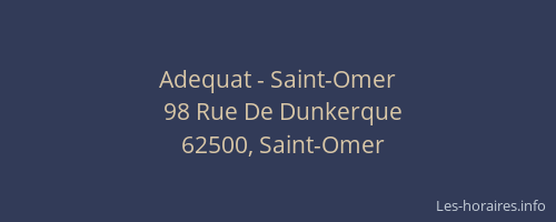 Adequat - Saint-Omer
