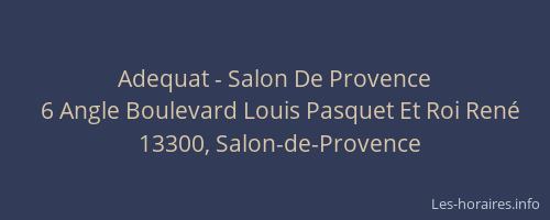 Adequat - Salon De Provence
