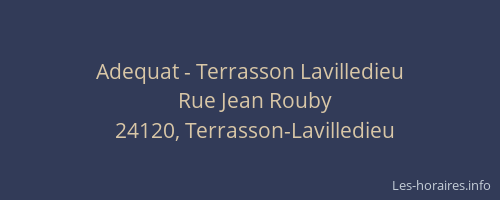 Adequat - Terrasson Lavilledieu