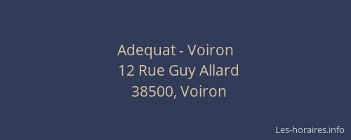 Adequat - Voiron