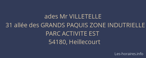 ades Mr VILLETELLE