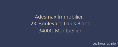 Adesmax Immobilier