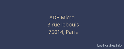 ADF-Micro