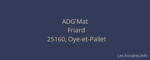 ADG'Mat