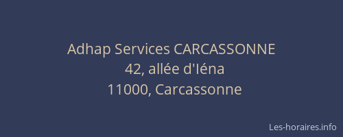 Adhap Services CARCASSONNE