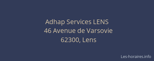Adhap Services LENS