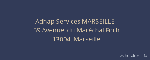 Adhap Services MARSEILLE