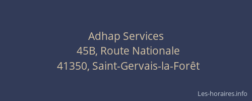 Adhap Services