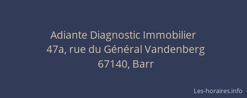 Adiante Diagnostic Immobilier
