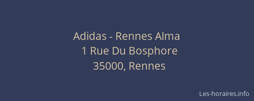 Adidas - Rennes Alma