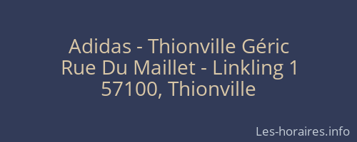 Adidas - Thionville Géric