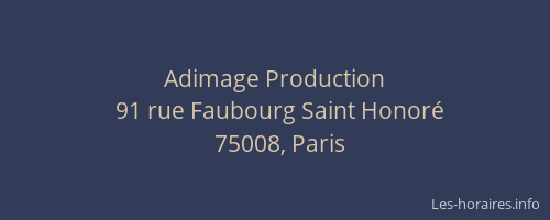 Adimage Production