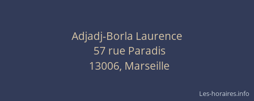Adjadj-Borla Laurence