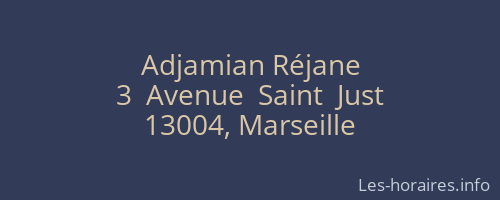 Adjamian Réjane