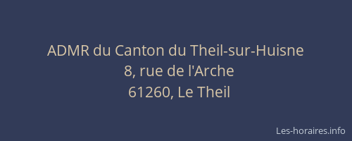 ADMR du Canton du Theil-sur-Huisne