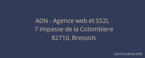 ADN - Agence web et SS2L