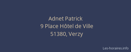 Adnet Patrick