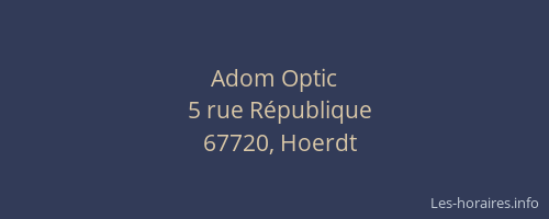 Adom Optic
