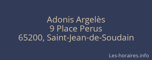 Adonis Argelès